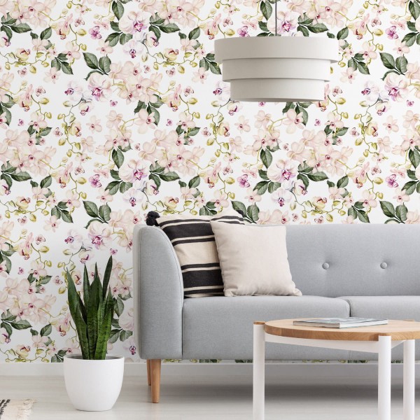Tapeta Orchidea Storczyk Kwiaty Natura Do Salonu