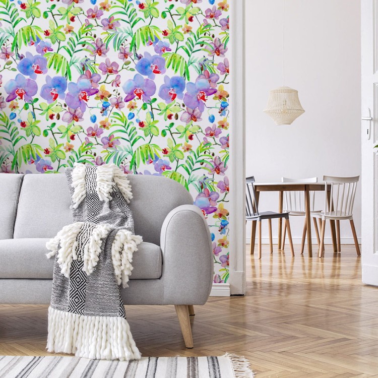 Tapeta Orchidea Storczyki Rośliny Kwiaty Do Salonu