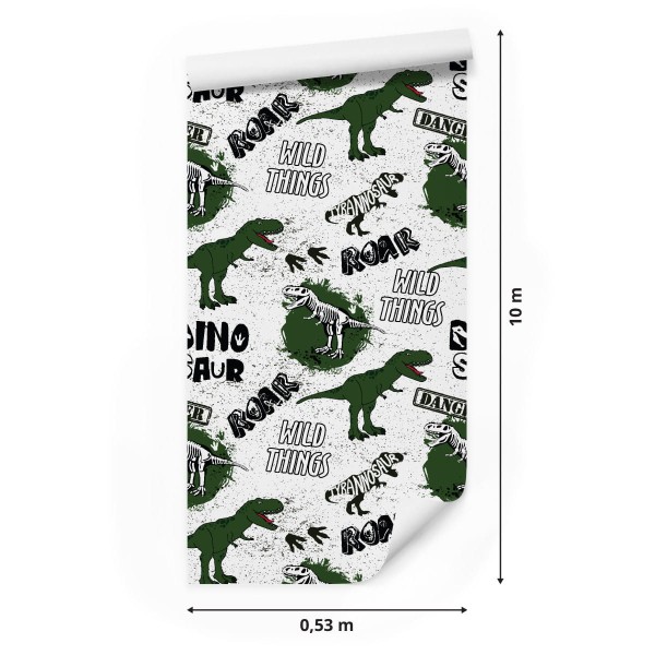 Tapeta Do Pokoju Młodzieżowego, Dinozaury
