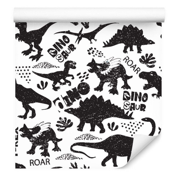 Tapeta Dinozaury Liście, Do Pokoju Dziecka