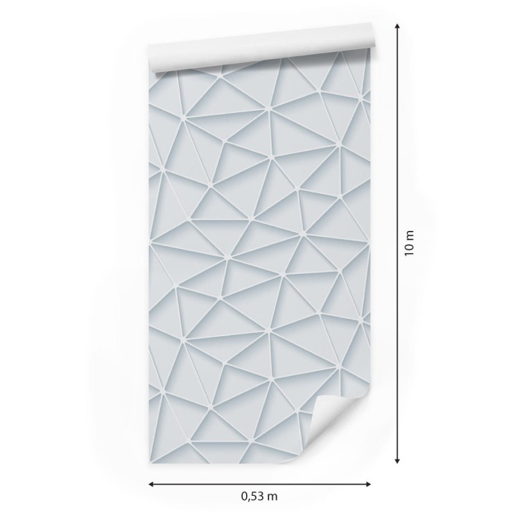 Tapeta Nowoczesna, Geometryczna, 3D, Do Salonu
