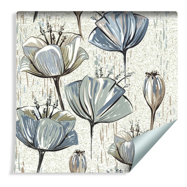 Tapeta Tulipany W Stylu Vintage