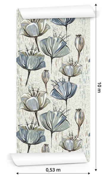 Tapeta Tulipany W Stylu Vintage