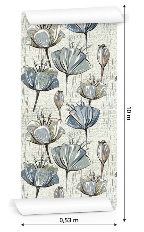 Tapeta Tulipany W Stylu Vintage