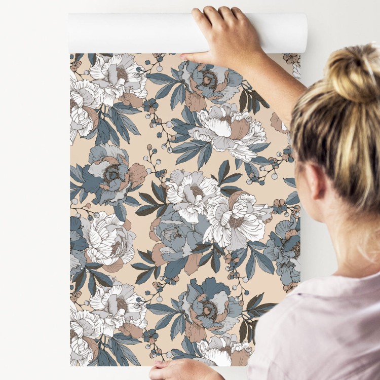 Tapeta Piękne Eleganckie Peonie