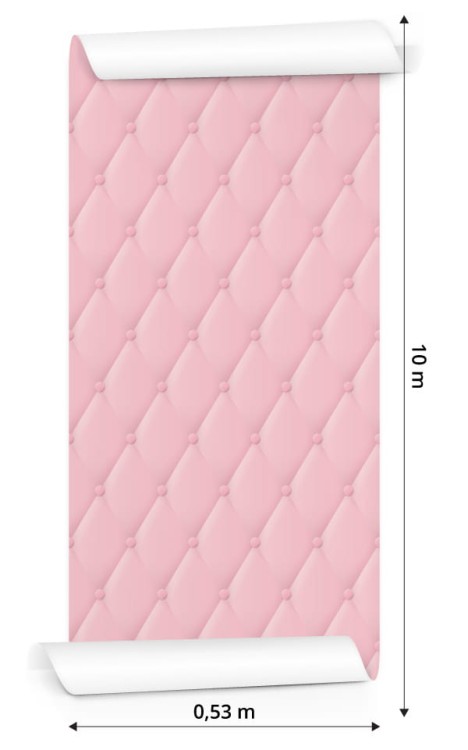 Tapeta Pikowany Różowy Wzór