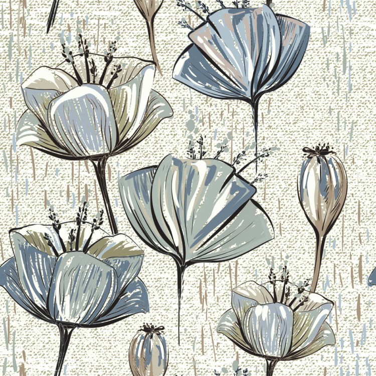 Tapeta Tulipany W Stylu Vintage
