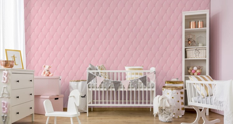 Tapeta Pikowany Różowy Wzór