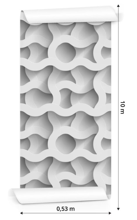 Tapeta Abstrakcyjne Fale 3D