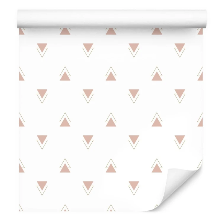 Tapeta Geometryczna - Nowoczesne Minimalistyczne Trójkąty