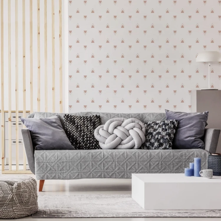 Tapeta Geometryczna - Nowoczesne Minimalistyczne Trójkąty