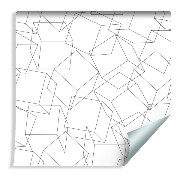 Tapeta Geometryczna - Minimalizm Efekt 3D