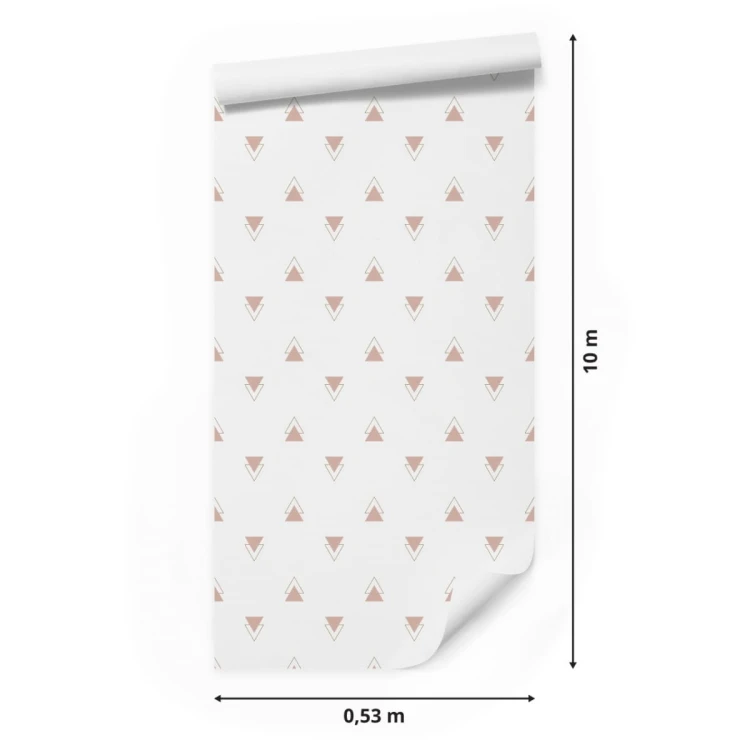 Tapeta Geometryczna - Nowoczesne Minimalistyczne Trójkąty
