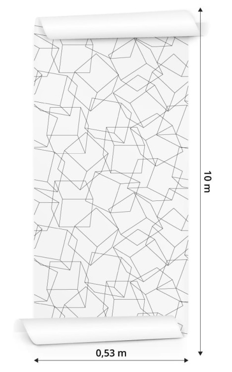 Tapeta Geometryczna - Minimalizm Efekt 3D