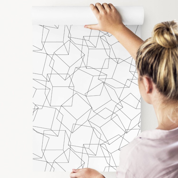 Tapeta Geometryczna - Minimalizm Efekt 3D