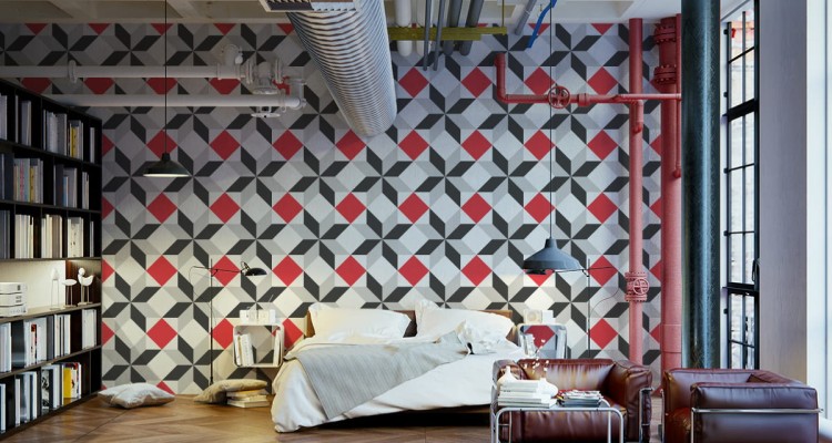 Tapeta Piękna Modernistyczna Mozaika