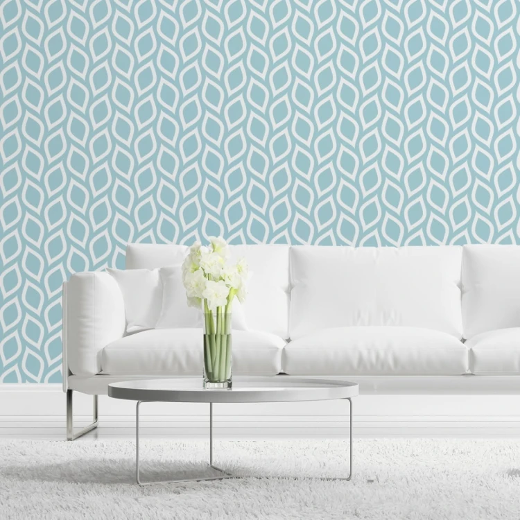 Tapeta Turkusowe Cytryny W Stylu Retro