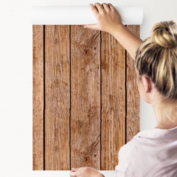 Tapeta Stare Drewniane Deski