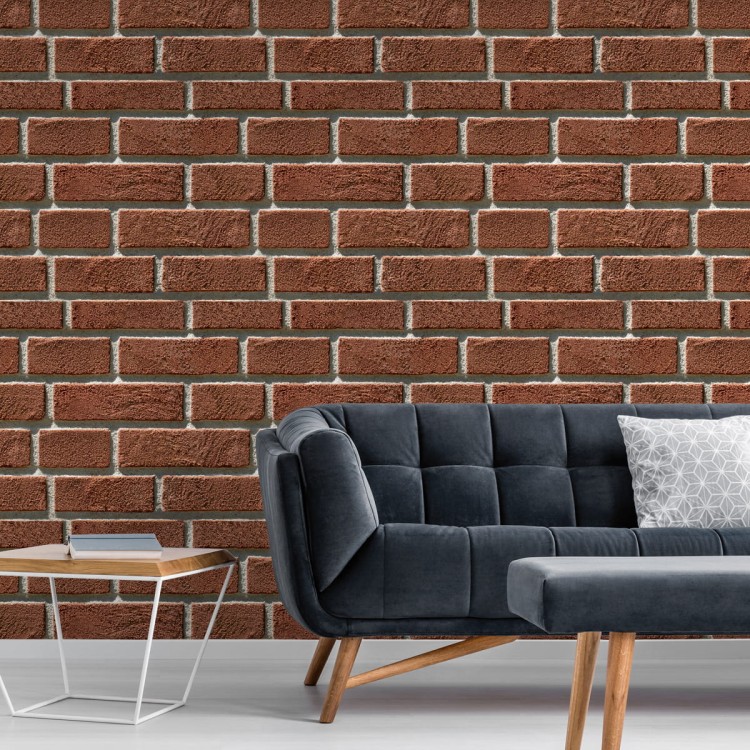 Tapeta Cegła Czerwona 3D