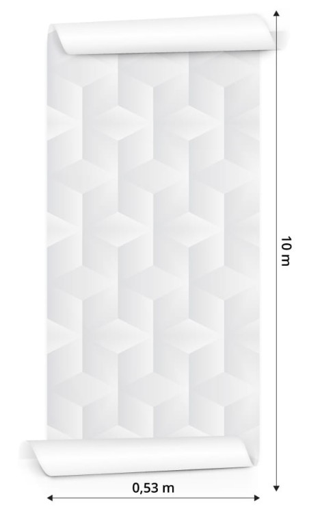 Tapeta Geometryczna - Sześciany