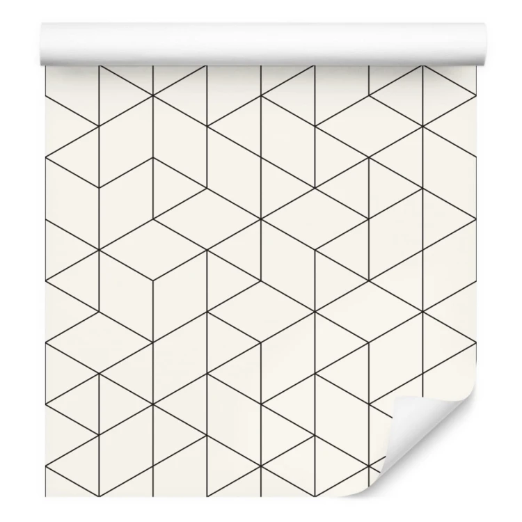 Tapeta Geometryczna - Sześciany