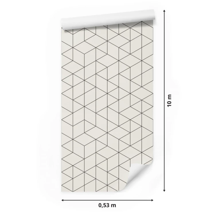 Tapeta Geometryczna - Sześciany