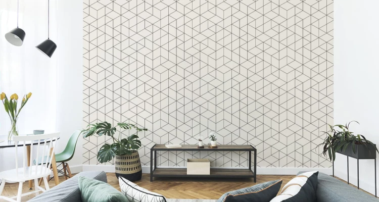 Tapeta Geometryczna - Sześciany
