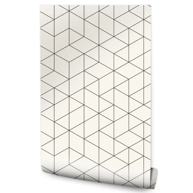 Tapeta Geometryczna - Sześciany