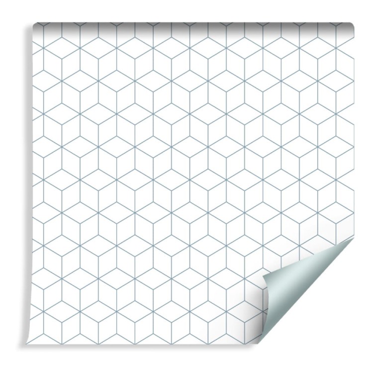 Tapeta Geometryczna - Sześciany