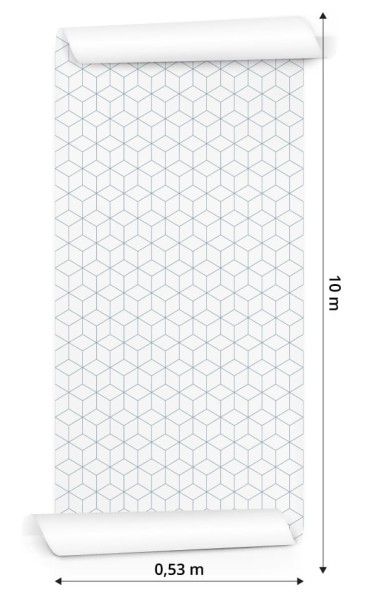 Tapeta Geometryczna - Sześciany