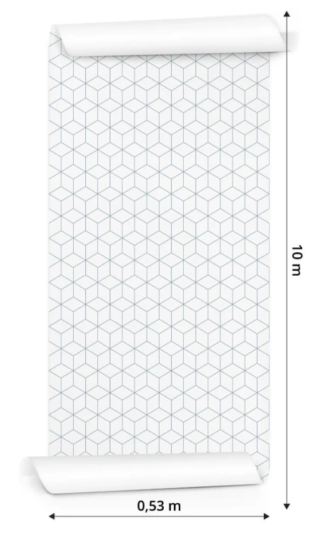 Tapeta Geometryczna - Sześciany