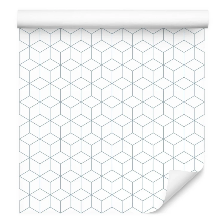 Tapeta Geometryczna - Sześciany