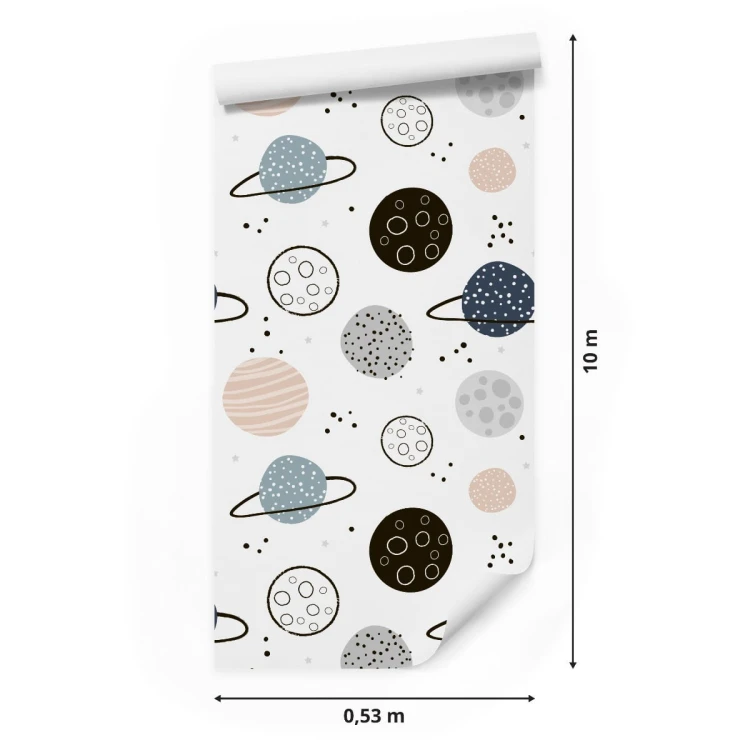 Tapeta Pastelowe Planety