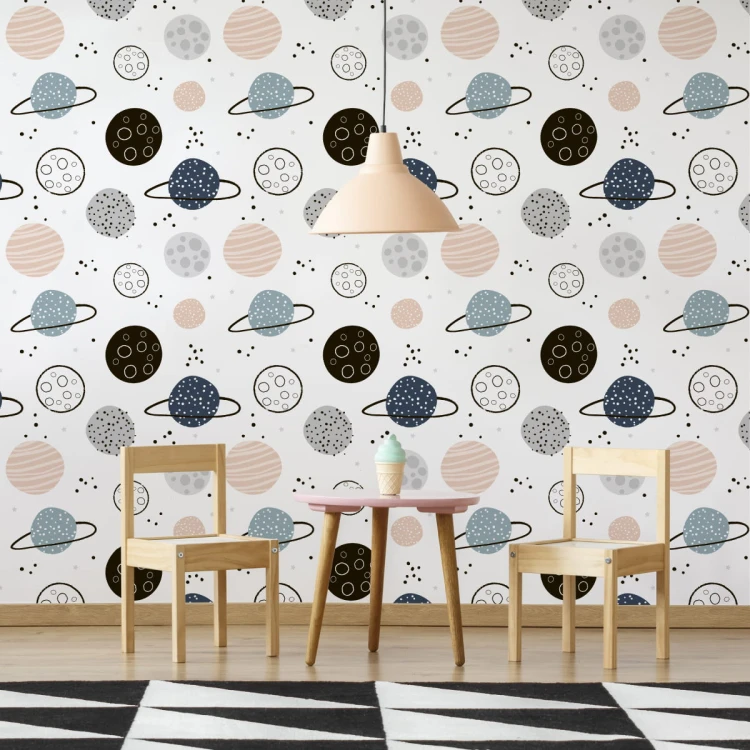 Tapeta Pastelowe Planety