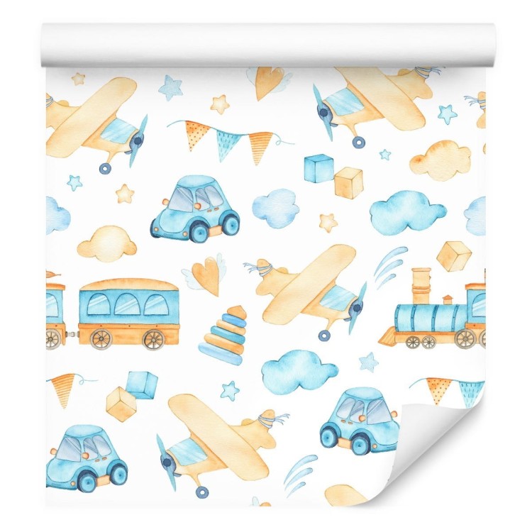 Tapeta Autka I Samoloty