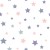 Tapeta Delikatne Pastelowe Gwiazdki