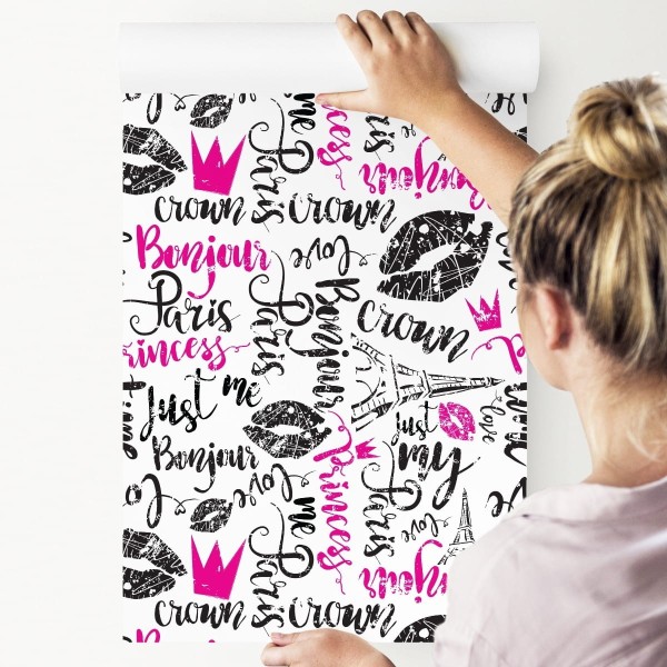 Tapeta Paryska Typografia