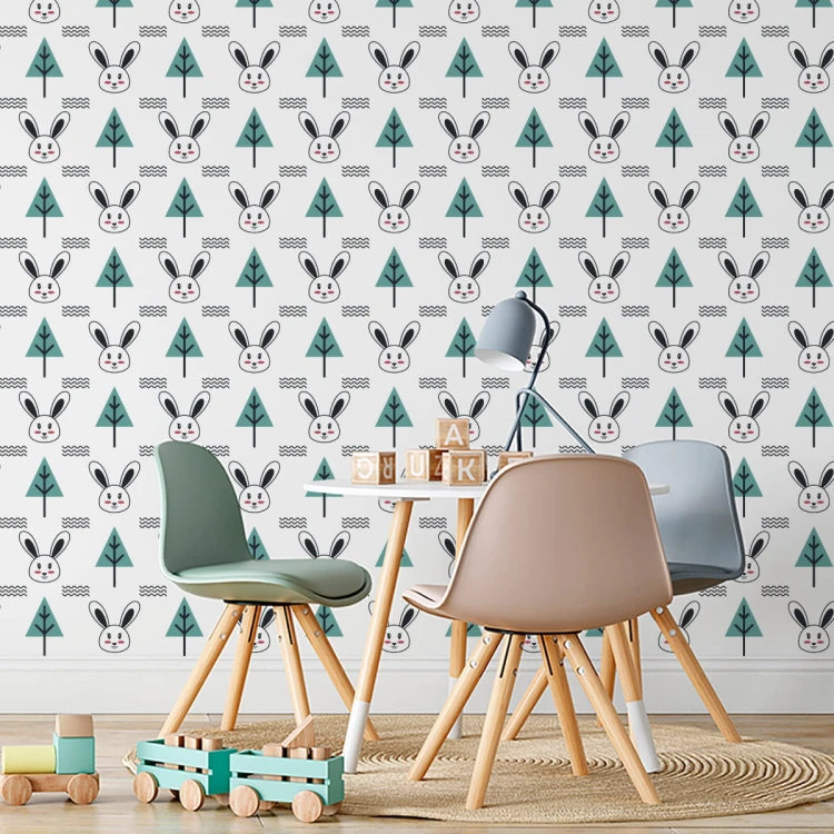 Tapeta Króliki I Drzewa