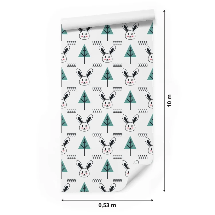 Tapeta Króliki I Drzewa