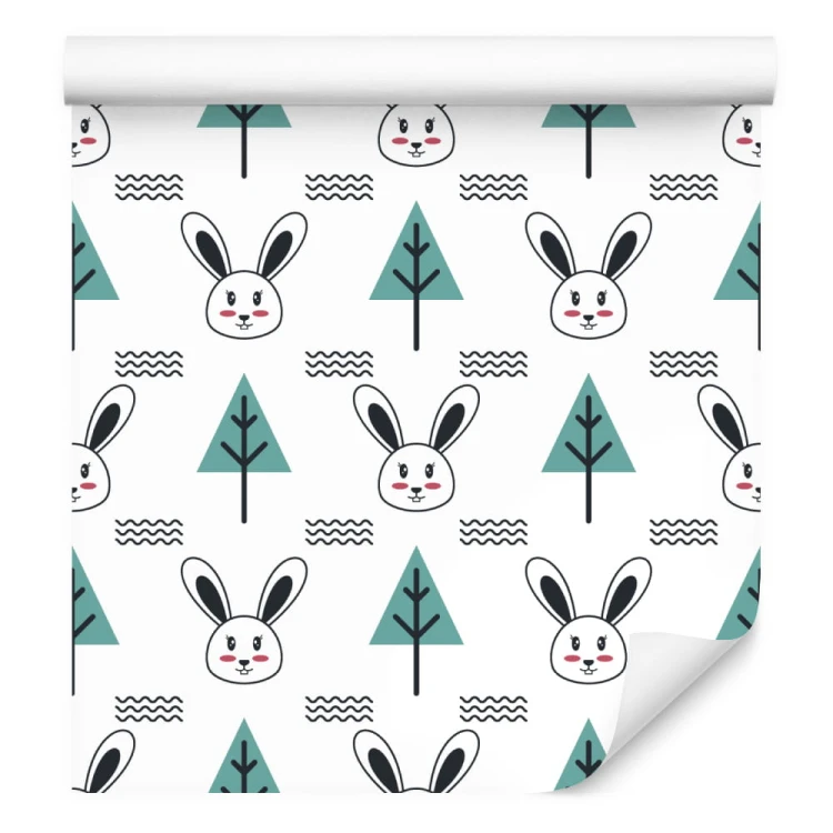 Tapeta Króliki I Drzewa
