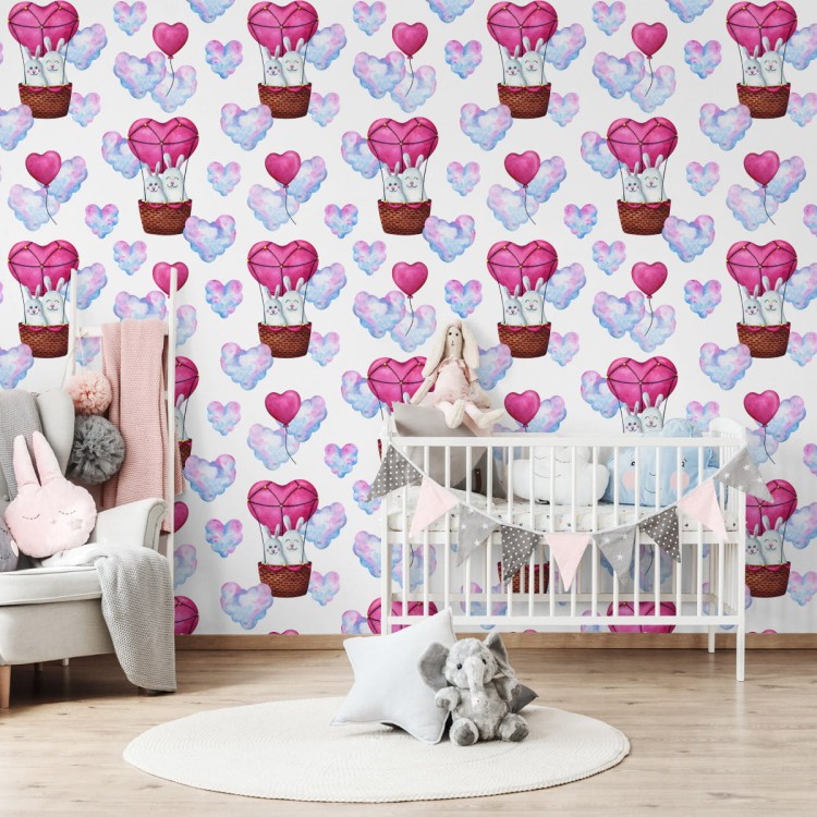 Tapeta Króliki W Chmurach