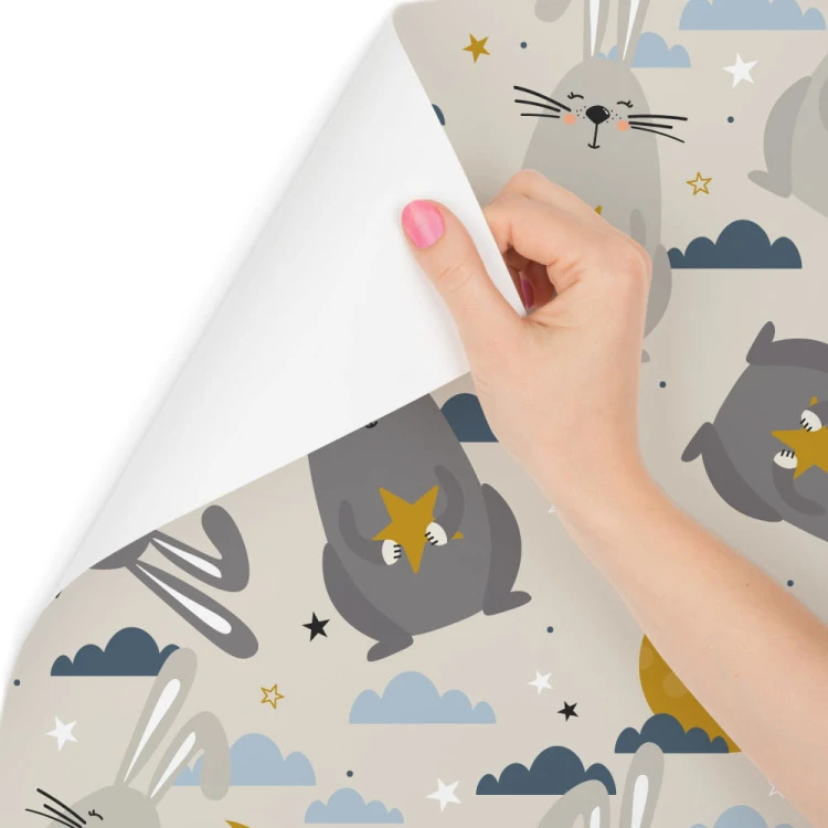 Tapeta Króliki Na Tle Chmur