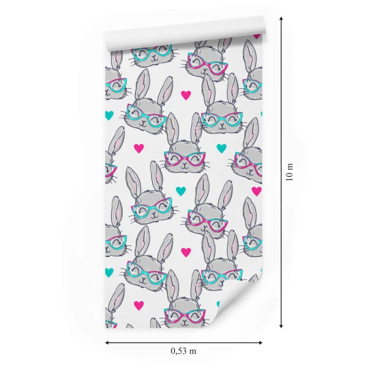 Tapeta Króliki W Okularach