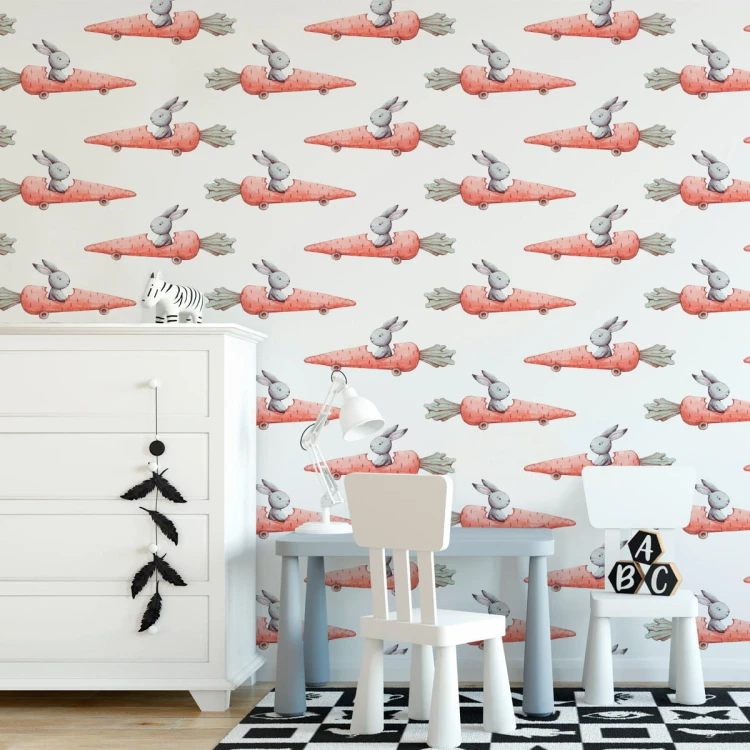 Tapeta Króliki W Samochodach