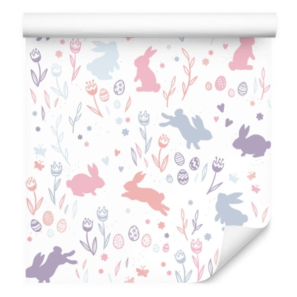 Tapeta Króliki Motylki