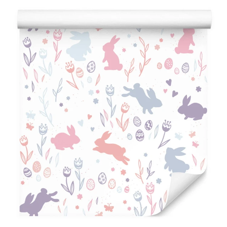 Tapeta Króliki Motylki