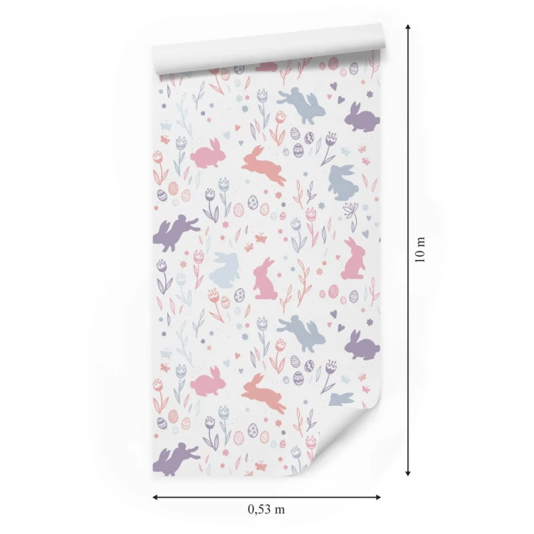 Tapeta Króliki Motylki