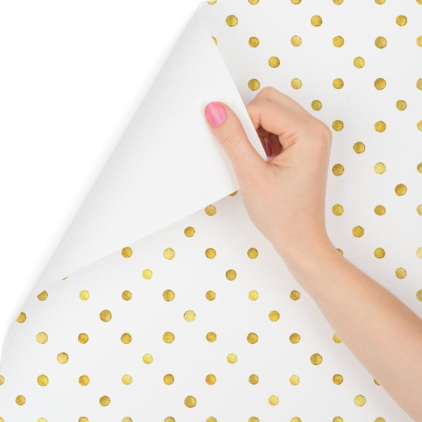 Tapeta Żółte Małe Groszki