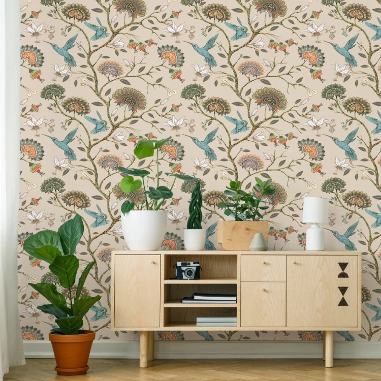 Tapeta Kolorowe Kolibry
