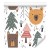 Tapeta Dla Dzieci Niedźwiedzie I Choinki